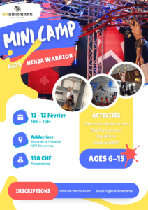 Parcours d'obstacles Ninja Warrior pour enfants de 12 m – 12